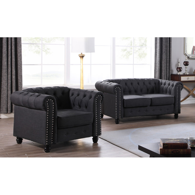 House of Hampton® Audwin 3 Piece Standard Living Room Set & Reviews